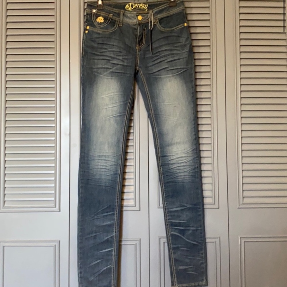 NWT Vintage Beyoncé Dereon : Skinny Jeans - 3/4